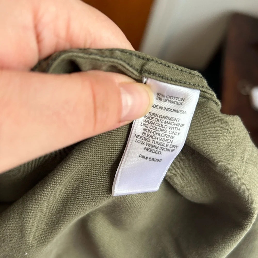 EXPRESS MILITARY BUTTON DOWN UTILITY SHACKET - image 4